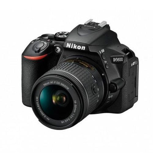 Nikon D5600 Kit Spiegelreflexkamera 18-55mm Objektiv, 24.2 Megapixel, Schwarz
