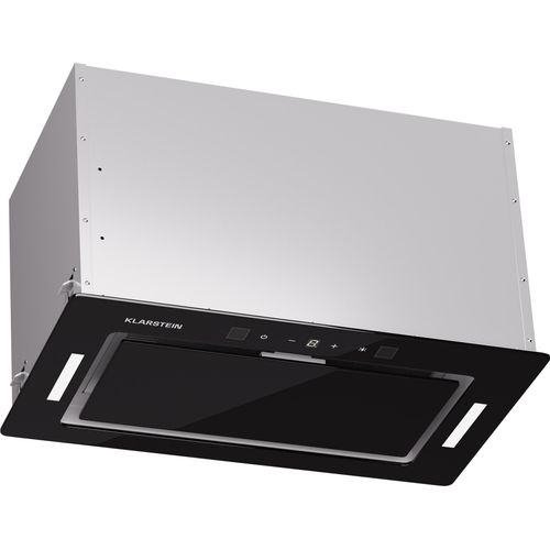 Klarstein Dunstabzugshaube, Abluft/Umluft-Dunstabzugshaube, Dunstabzug mit Filter, LED-Beleuchtung & Touch-Bedienfeld, Leise Abzugshaube mit 466 m³/h Luftstrom, Effizienter Edelstahl-Dunstabzug