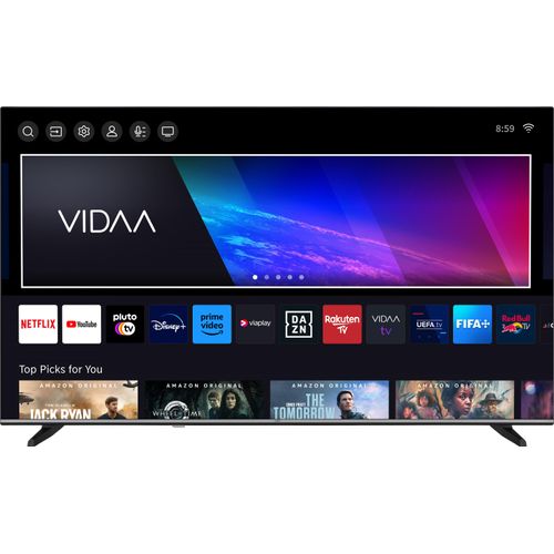 JVC Fernseher 43 Zoll Smart TV VIDAA LT-43VDF5455 Full HD Fernseher, HDR TV mit Triple-Tuner