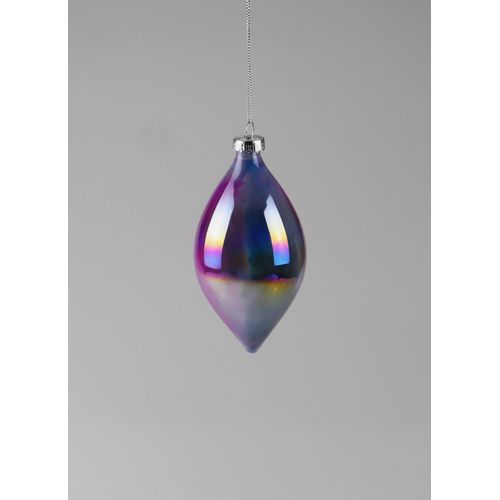 Dekokugel AM DESIGN "Weihnachstsdekoration aus Glas", irisierend, H:12cm, Glas, Dekofiguren, 6er Set