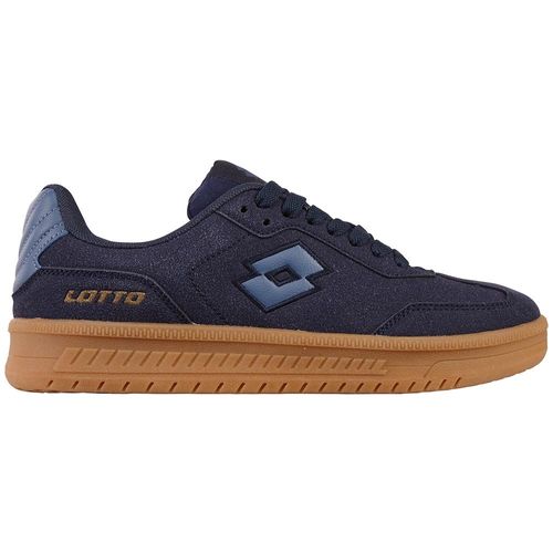 Sneaker LOTTO, Damen, Gr. 36, blau (navy, midblau), Synthetik, mehrfarbig, Schuhe Sneaker, - aus tierfreiem Velours