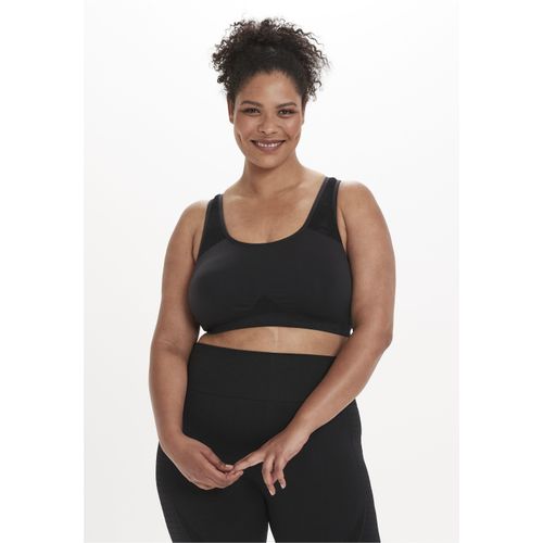 Sport-BH Q BY ENDURANCE "ROSA SEAMLESS", Damen, Gr. 52/54, schwarz, 92% Polyamid, 8% Elasthan, unifarben, BHs Sport-BH, mit komfortablen Halt ohne einzuschneiden