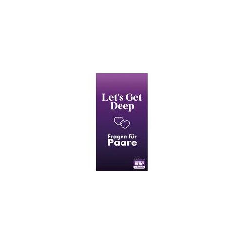 Let's Get Deep Kartenspiel für Paare mit Fragen in drei Intimitäts-Stufen
