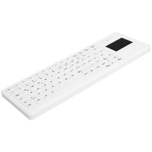 Active Key AK-C4400 medizinische USB Mini-Tastatur mit integriertem Touchpad Weiß