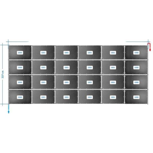 OKU Solarabsorber Pool-Solarheizung SET 48 - 24 Absorber