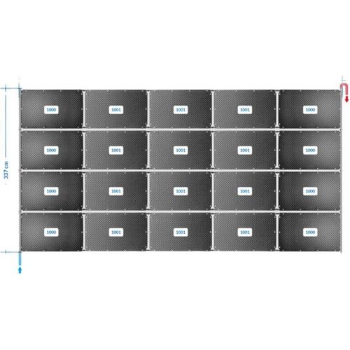 OKU Solarabsorber Pool-Solarheizung SET 40 - 20 Absorber