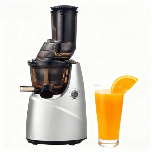 Zimilo Slow Juicer mit 86mm Einfüllöffnung, 250W Motor, 98% Saftausbeute, Leise, Leicht zu reinigen, 43 U/min, BPA-frei