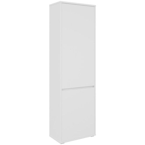 Xora Garderobenschrank Liv, Weiß, Holzwerkstoff, 2 Fächer, 60x195x33.8 cm, Garderobe, Garderobenschränke, Garderobenschränke