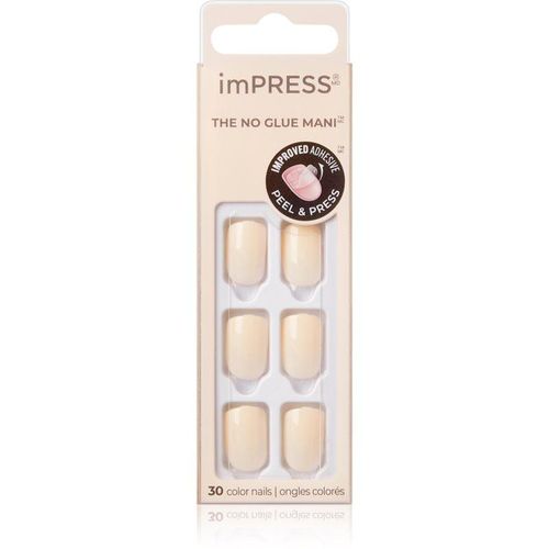 KISS imPRESS The No Glue Mani Short Faux ongles Point Pink 30 pcs