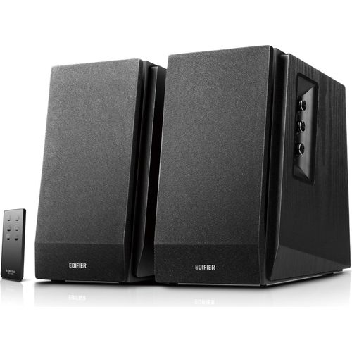 Edifier R1700BT BK Lautsprechersystem (66W) für TV/PC/Notebook/Tablet/Smartphone, Regallautsprecher in Schwarz (）
