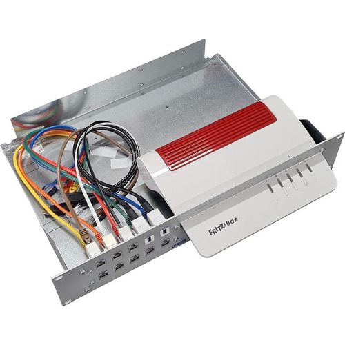 Wantec Aufrüstsatz 19" 2HE für FritzBox 7590 AX (V2)