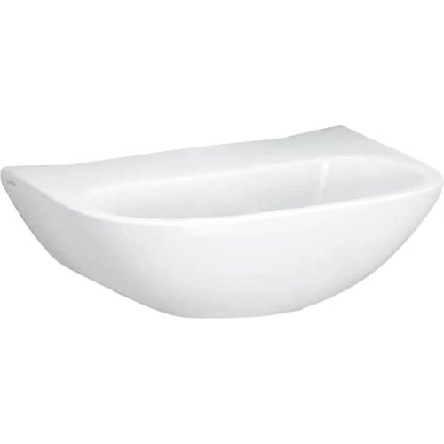 Laufen LF Object, 81106.4, 1 Hahnloch, ohne Überlauf, Überlaufkanal unten geschlossen, 600x465, weiß, 1 Stk.