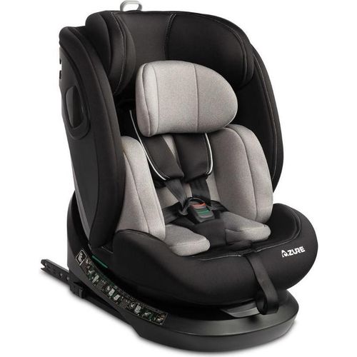 CARETERO Azure i-Size Autositz Kinder 40-150 cm 360 Autokindersitz ISOFIX, Grau