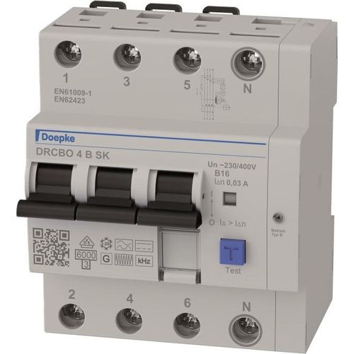 Doepke FI/LS-Kombination DRCBO 4 B16/0.03/3N-B SK (9948104)