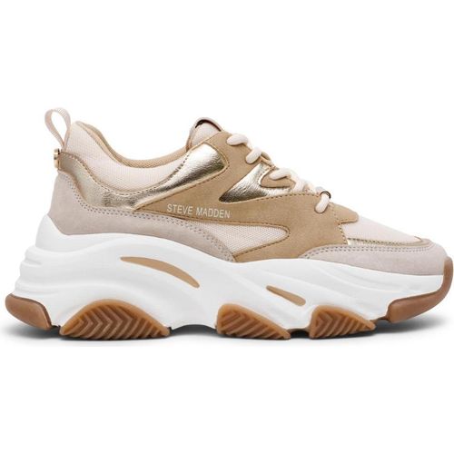 Steve Madden Progressive Sneakers Laag - Brons - Maat 39