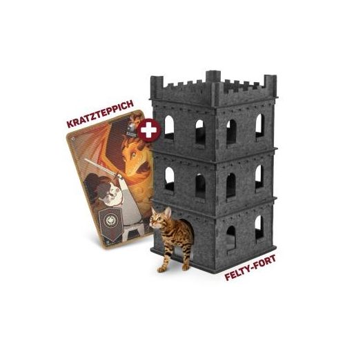 Canadian Cat Company Filz Katzenburg Felty Fort Set