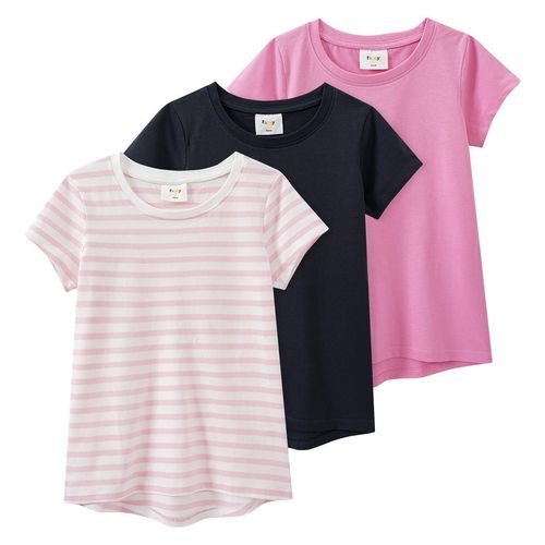 3 Mädchen T-Shirts im Basic-Look