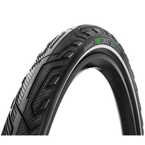 Fahrradreifen CONTINENTAL "Pure Contact", schwarz, Fahrradreifen, 28 x 2,17