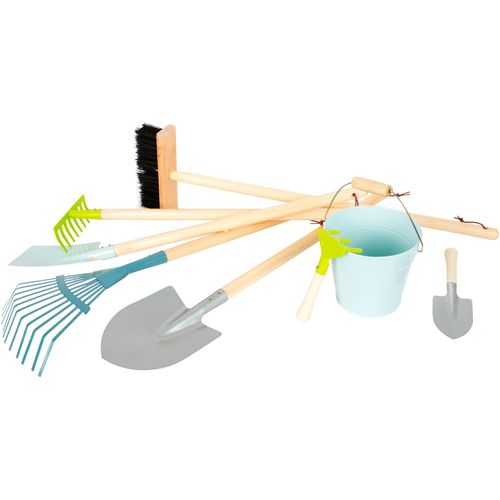 Kinder-Gartenset SMALL FOOT "Gartenwerkzeug-Set, groß", bunt, Spielwerkzeug, Kinder