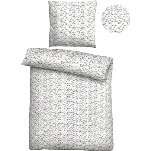 Bettwäsche "Haylie", weiß, B/L: 135cm x 200cm, 1 Stk., 1 Stk., Renforcé, B/L: 80cm x 80cm, 2 Stk., Renforcé, Obermaterial: 100% Baumwolle, CASTELL - MARKENBETTWÄSCHE, Bettwäsche, Bettwäsche, hautsympathisch, 100% Baumwolle, Reißverschluss, ganzjährig nutzbar