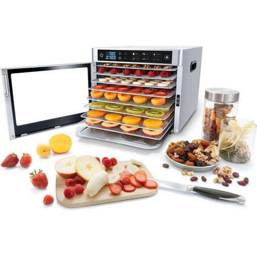 STEBA Dörrautomat "ED 80", edelstahl, B:34cm H:30,5cm T:40,5cm, Dörrautomaten, Edelstahl Gehäuse