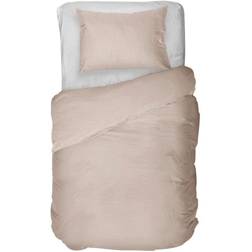 Bettwäsche KAYORI "Edo", rosa (rose), B/L: 155cm x 220cm, 1 Stk., 1 Stk., Mako-Satin, B/L: 80cm x 80cm, 2 Stk., Mako-Satin, Obermaterial: 100% Baumwolle, Bettwäsche, Bettwäsche, 100% Mako Satin