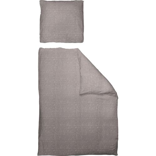 Bettwäsche ADAM "Leinenbettwäsche Scribble", lila, B/L: 135cm x 220cm, 1 Stk., 1 Stk., Jacquard, B/L: 80cm x 80cm, 2 Stk., Jacquard, Obermaterial: 73% Leinen, 27% Baumwolle, Bettwäsche, Bettwäsche, aus 73% Leinen & 27% Bio-Baumwolle, 2 teilig - Leinenbettwäsche