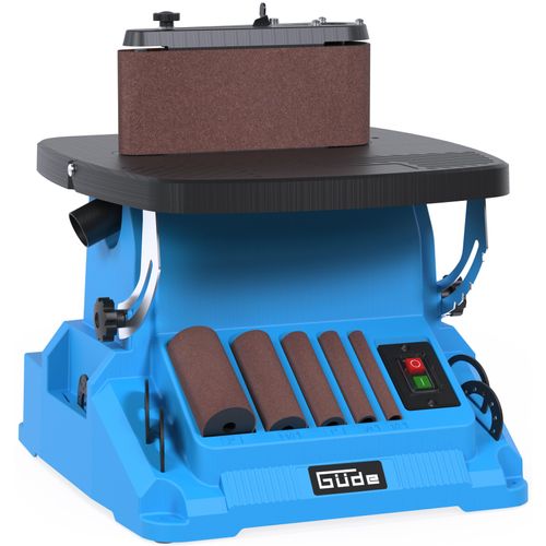 Bandschleifer GÜDE "Spindel-Bandschleifmaschine GSBSM 500", blau, B:46cm H:47cm L:41,6cm, Schleifmaschinen