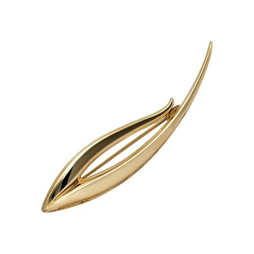 Brosche JOBO "Goldbrosche 59 mm", gelbgold 333, Broschen, Damen, Gelbgold 333, Brosche, 333 Gold