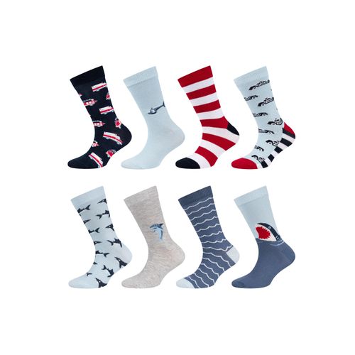 Socken CAMANO, Damen, Gr. 27-30, angel falls, Obermaterial: 61% Baumwolle, 35% Polyamid, 4% Elasthan, Socken Socken