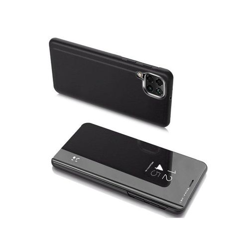 Hurtel Clear View Case Cover for Samsung Galaxy A22 4G Black