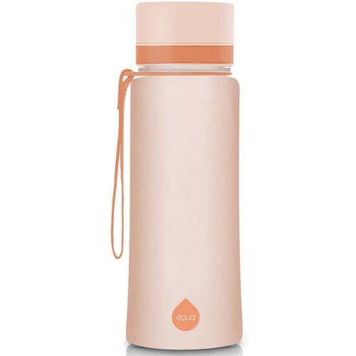 Trinkflasche EQUA "Plain Midnight", orange (transparent, orange), H:21cm, Tritan, Trinkflaschen, Trinkflasche, Tritan-Kunststoff, 600 ml