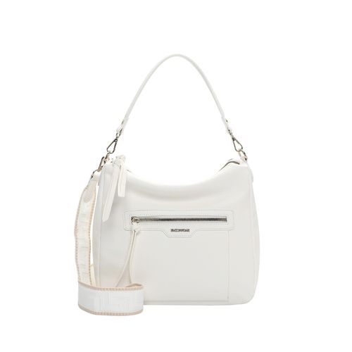 Beuteltasche EMILY & NOAH "Beutel E&N Josepha", Damen, Gr. B/H/T: 29cm x 27cm x 11cm 0, weiß (weiß 300), PVC, Taschen Beuteltasche