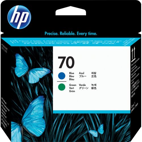 HP 70 Printhead Blue-Green - Druckerkopf Cyan