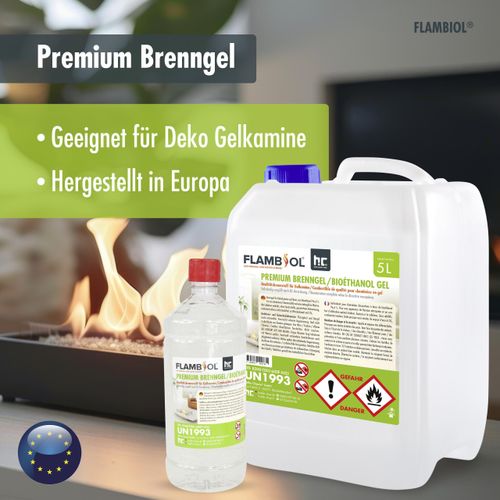 96x 5 L FLAMBIOL® Premium Brenngel