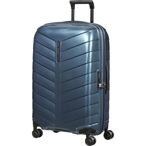 Samsonite Attrix Spinner 69 cm mit TSA-Zahlenschloss steel blue