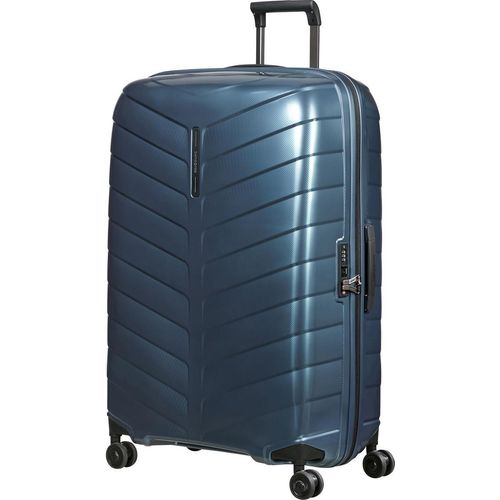 Samsonite Attrix Spinner 81 cm mit TSA-Zahlenschloss steel blue
