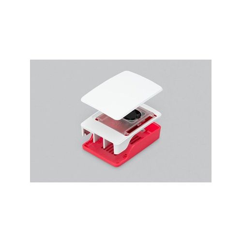 Raspberry Pi 5 Case - Red/White - Gehäuse - Raspberry Pi - Weiß