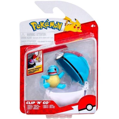 Pokemon Clip N Go Squirtle With Lure Ball