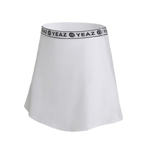 Skort YEAZ "Skirt MYTH", Damen, Gr. XS, weiß, Obermaterial: 78% Polyester PES. 22% Elasthan EL., Röcke Skort