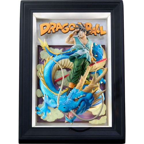 Dragon Ball Z Tamashii Art 3D Relief-Bild Son Goku & Dragon 27 cm