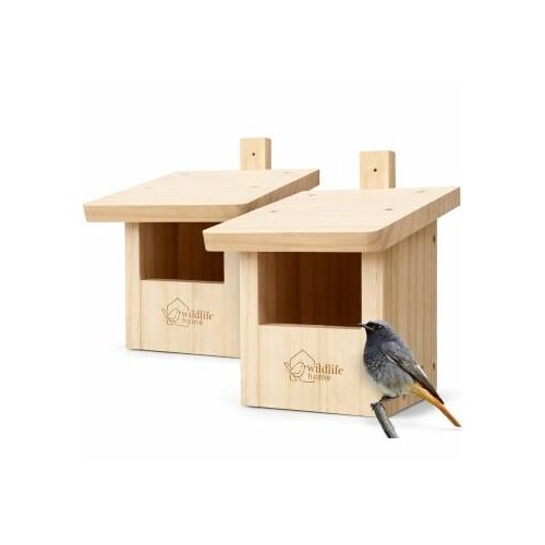 WILDLIFE HOME Nistkasten für Rotschwänzchen | 2er Set