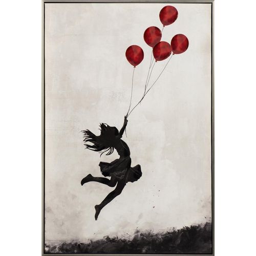 Gemälde JUMPING BALLOON GIRL