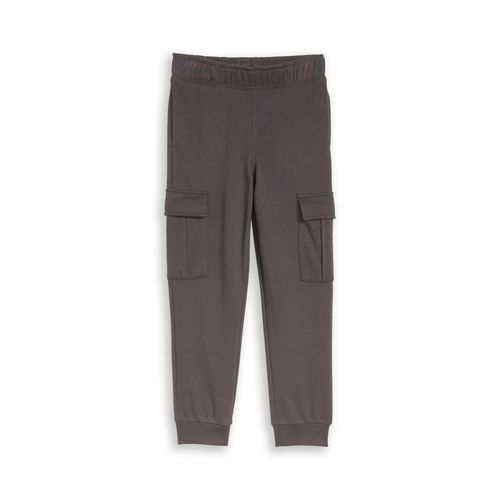 TOM TAILOR Jungen Cargo Jogginghose, grau, Uni, Gr. 134