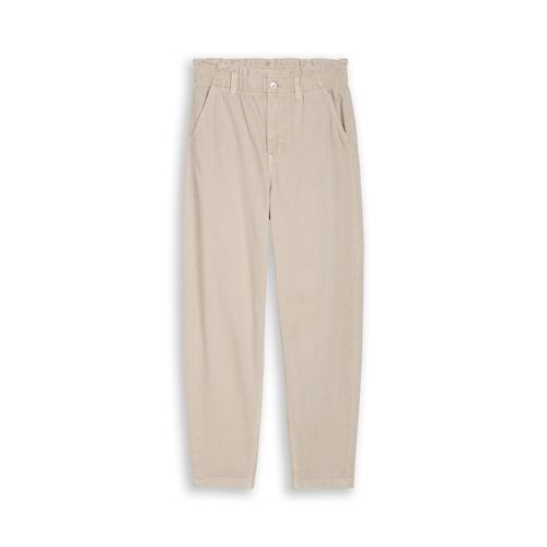 TOM TAILOR DENIM Damen TTADEA BARREL Jeans, grau, Uni, Gr. XL
