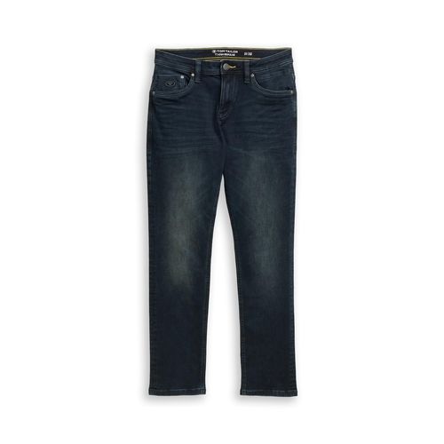 TOM TAILOR Herren TTJOSH Regular Slim Jeans, blau, Uni, Gr. 33/34