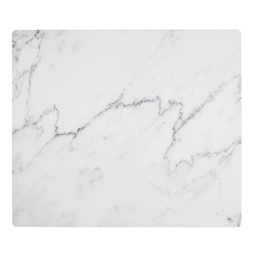 Herd-Abdeckplatte WENKO "Modell Marmor", weiß, B:52cm L:60cm, Kunststoff, Herdabdeckplatten, Herd-Abdeckplatte, Schutzmatte, Abdeckmatte für Kochfelder, Induktionsschutzmatte