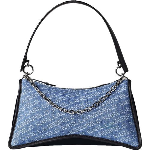 Karl Lagerfeld K Seven Element Frauen Denim Umfrage Tasche Blau – Einheitsgröße / Blau