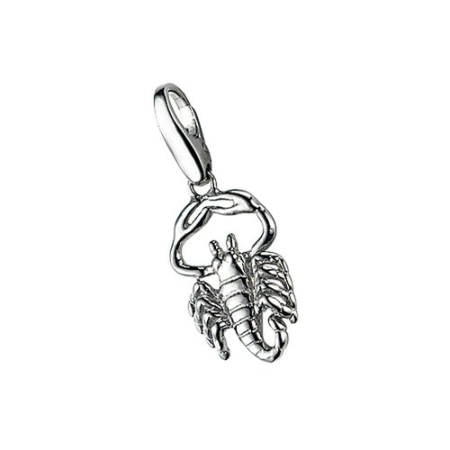 Charm Sternzeichen "Charm Sternzeichen Skorpion, Silber 925", silber, GIORGIO MARTELLO MILANO, Charms, Damen, Silber 925 (Sterlingsilber), Charm Sternzeichen
