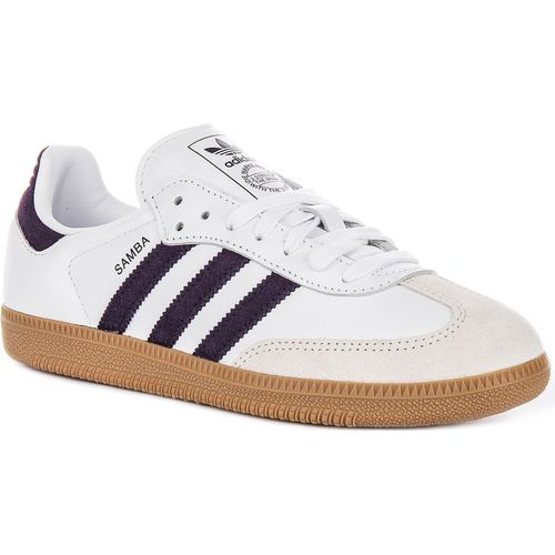 Adidas Samba OG W In White Purple – 4 UK - 36 2/3 EU - 4.5M/5.5F US / White Purple